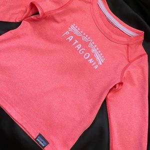 Patagonia Baby Capilene Crew Top, Craft Pink, Size 3-6 Month Size, Never Worn